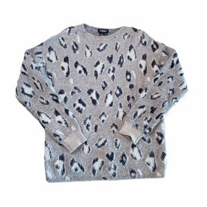 🍁3/20 Papillon animal print eyelash sweater SM